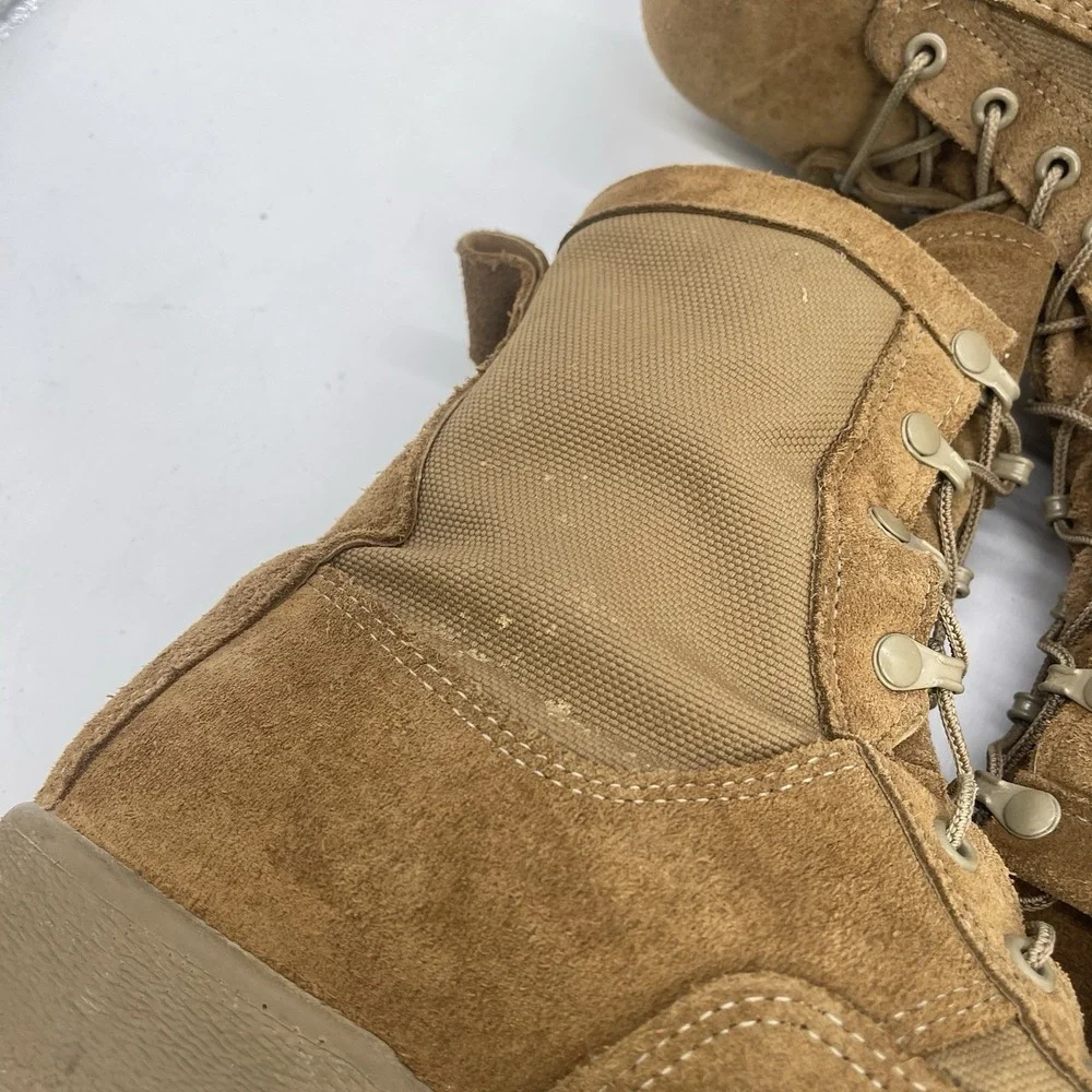 McRae Footwear Military Boots Mens 10.5 R ARMY Combat Hot Weather Coyote Brown